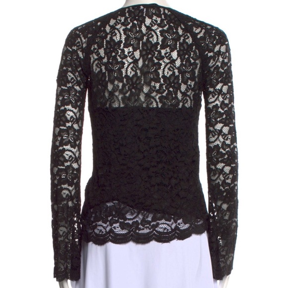 Diane von Furstenberg Lace Pattern Top - Picture 3 of 3